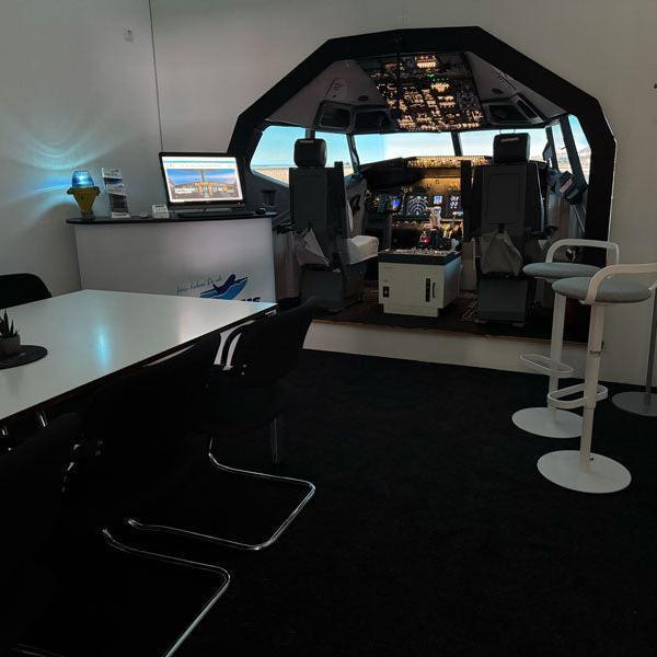 Standort des Boeing 737 Flugsimulators am Flughafen Münster Osnabrück