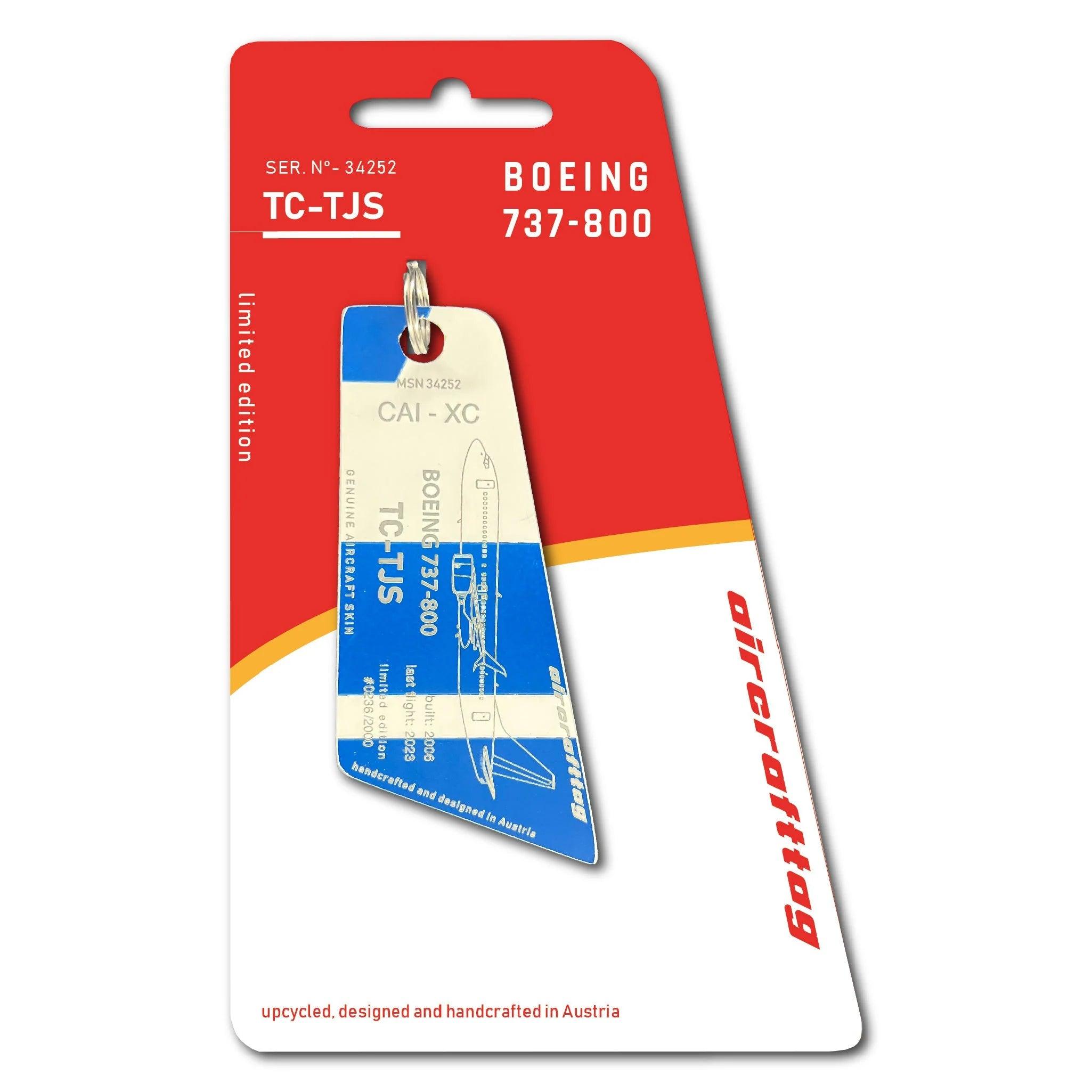 Aircrafttag - Boeing B737 - TC-TJS - Corendon Airlines