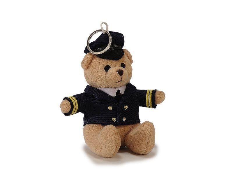 Pilotbär / Pilot Bear Pilot keyring 12cm - Flugsimulator Münster