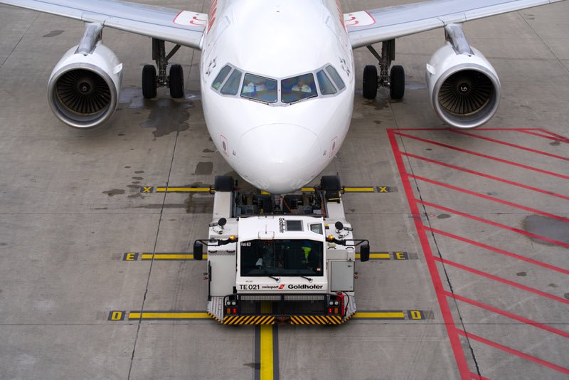 Pushback eines Flugzeugs