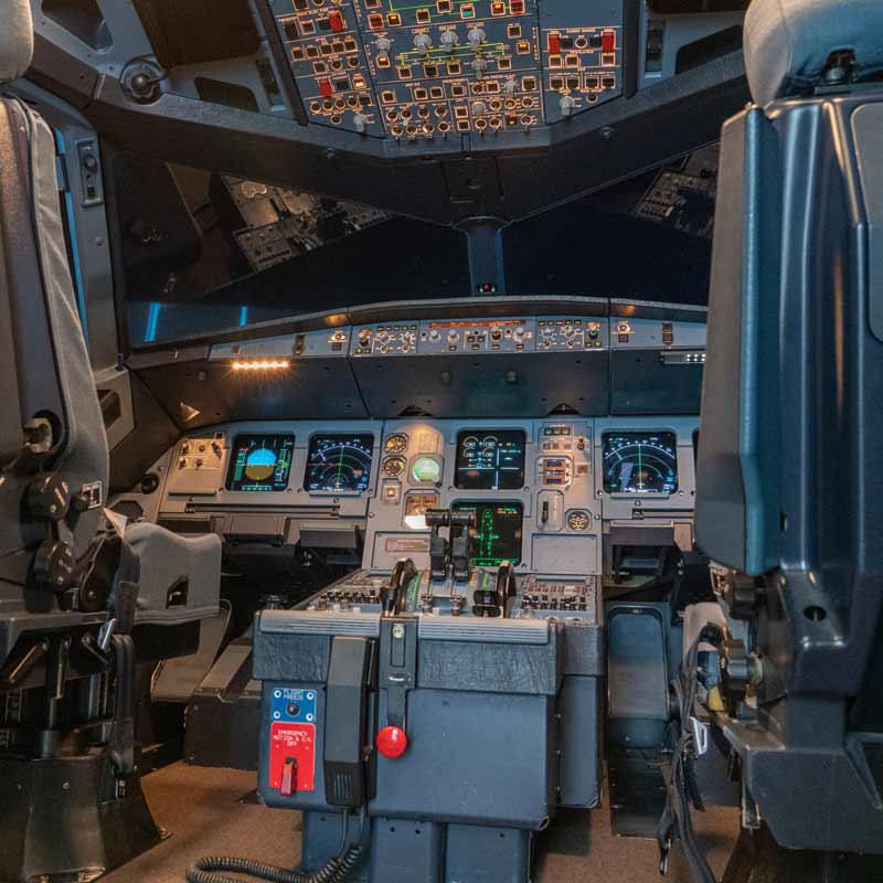 Airbus A320 Flugsimulator bei Flugsimulator Münster am FMO