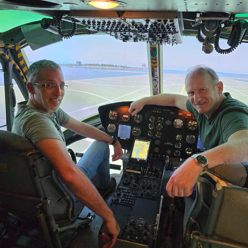 Bell UH1 Hubschrauber Simulator