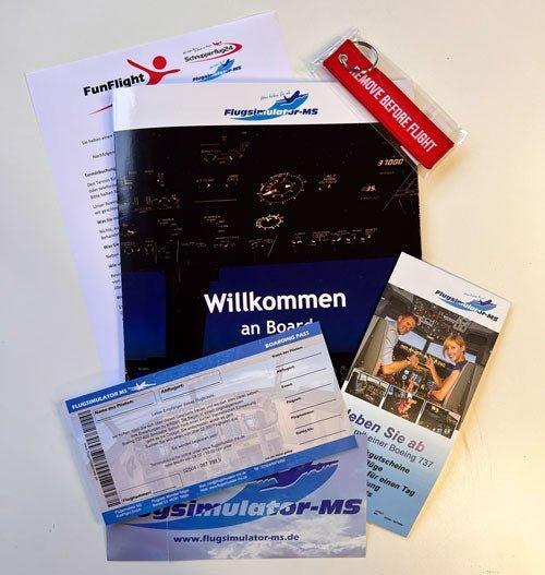 Geschenkset - Flugsimulator Münster